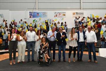 Acto preelectoral de CC, NC y PNC en Telde (Foto TA)